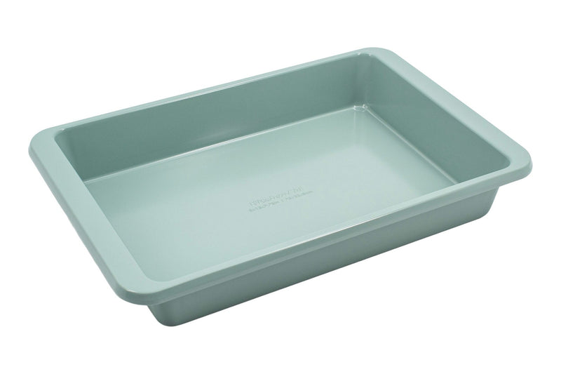 KitchenAid Oblong Cardamom Non-Stick Cake Pan with Handle, 9x13-in R0
