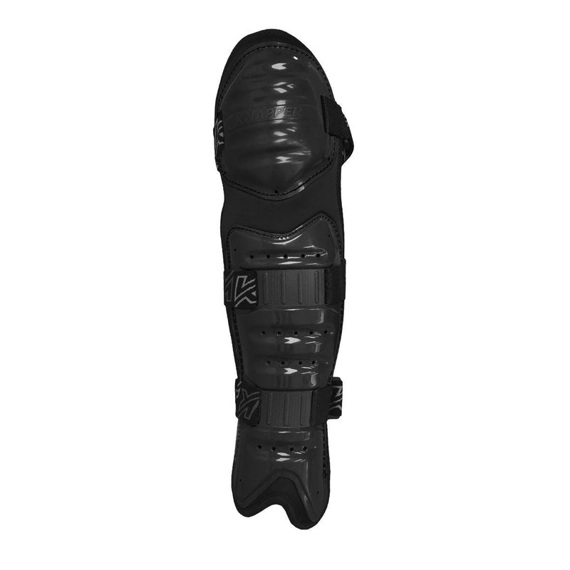 Knapper AK3 Dek Hockey Shin Guards, Black, Assorted Sizes F2
