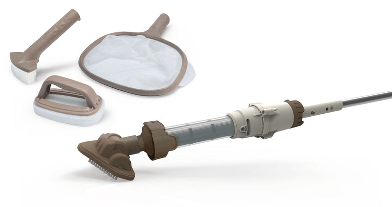 Kokido Boreal Spa Vacuum Kit, Rechargeable Battery, Ergonomic Handle F8