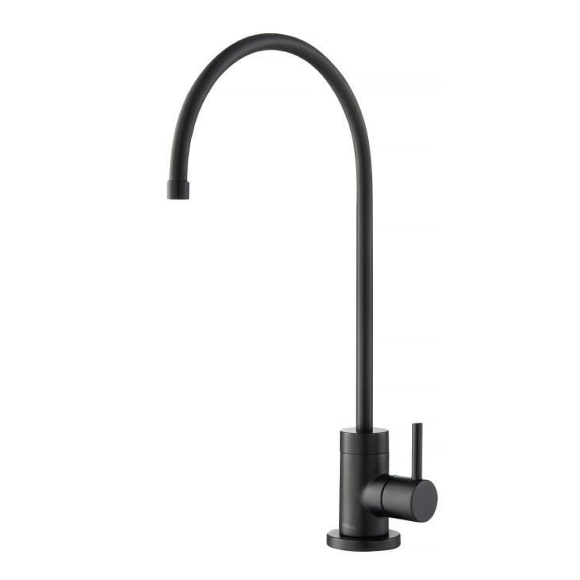 Kraus Purita Lead-Free Kitchen Water Filter Faucet, Matte Black