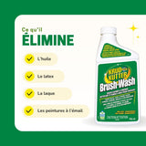 Krud Kutter Brush-Wash Cleaner & Renewer For Oil, Latex & Enamel Paint, Non-Toxic, 946-mL