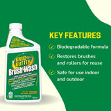Krud Kutter Brush-Wash Cleaner & Renewer For Oil, Latex & Enamel Paint, Non-Toxic, 946-mL