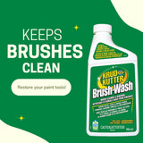 Krud Kutter Brush-Wash Cleaner & Renewer For Oil, Latex & Enamel Paint, Non-Toxic, 946-mL