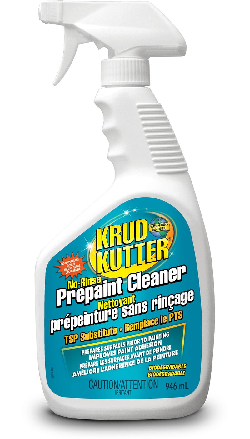 Krud Kutter Prepaint Cleaner, No-Rinse TSP Substitute, Cleans & Deglosses Surfaces 946-mL M2