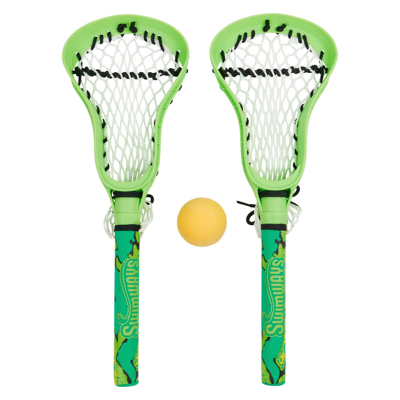 Lacrosse Stick Set, Multi-Coloured, 2-pk, Ages 5+, for Beach/Pool Fun Activities N7