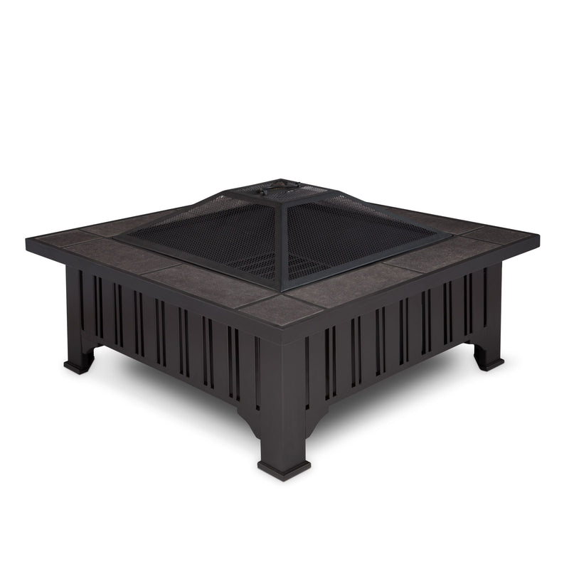 Lafayette Square Wood Burning Fire Pit in Black, 34-in C3
