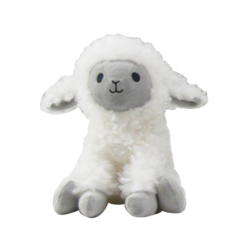 Lamb Plush Toy, White, 7-in, Ages 3+, for Eid/Spring G8