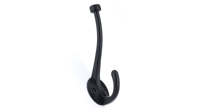 Large Traditional Double Hook, Matte Black G3