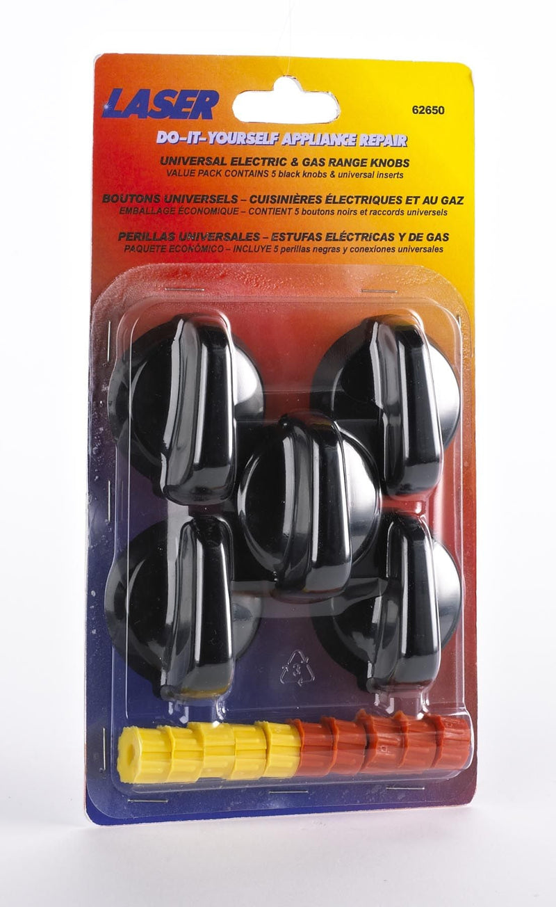 Laser 62650/2 Universal Electric/Gas Stove Replacement Dial Kit, Assorted I9
