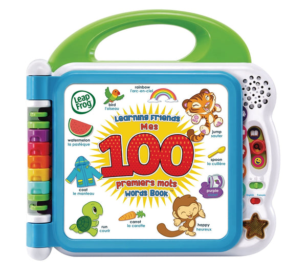LeapFrog Learning Friends 100 Words Book Play Toy For Toddlers, Bilingual, Ages 18m+ T5