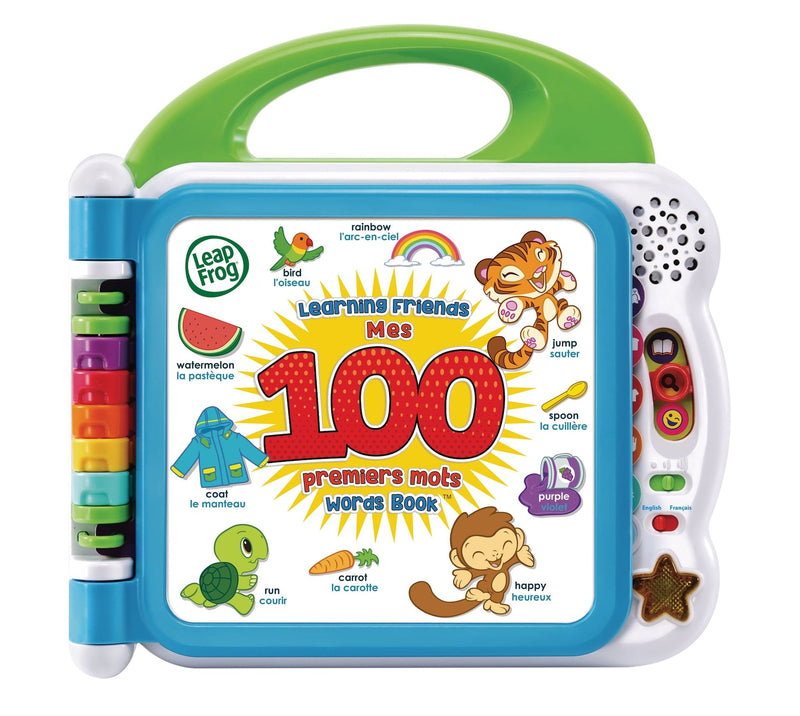 LeapFrog Learning Friends 100 Words Book Play Toy For Toddlers, Bilingual, Ages 18m+ T5