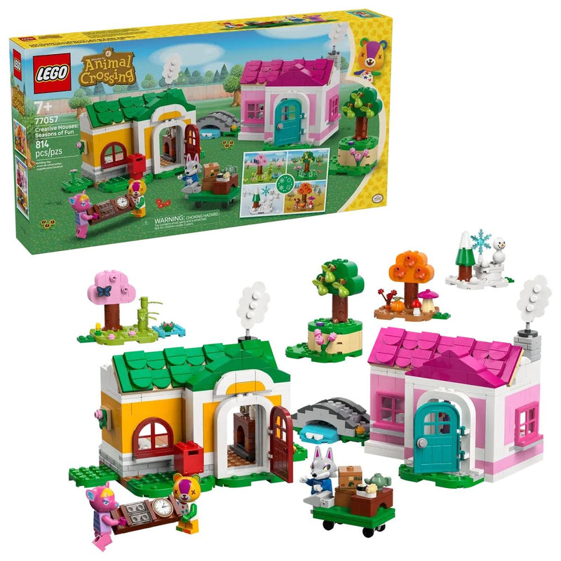 LEGO Animal Crossing Creative Houses: Seasons of Fun - 77057, 814-pcs, Ages 7+ I3
