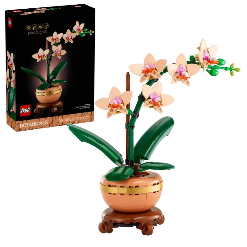 LEGO Botanicals Mini Orchid - 10343, 274-pcs, Ages 18+ M6