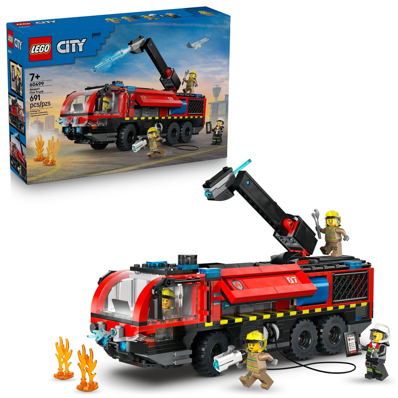 LEGO City Airport Fire Truck Building Set - 60499, 691-pcs, Ages 7+ Z4