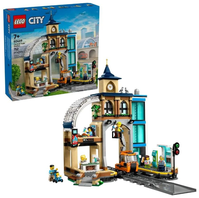 LEGO City Central Train Station - 60469, 752-pcs, Ages 7+ E8