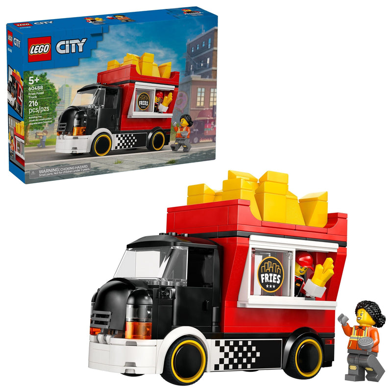 LEGO City Fries Food Truck Building Set - 60488, 216-pcs, Ages 5+ R0