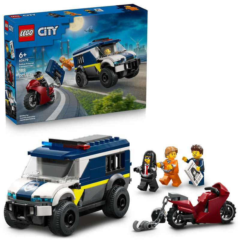 LEGO City Police Prisoner Transport Van Building Set - 60479, 198-pcs, Ages 6+ Q3