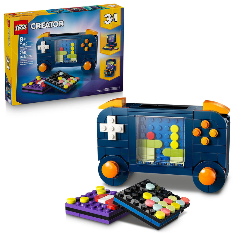 LEGO Creator 3-in-1 Retro Gaming Console Building Set - 31380, 268-pcs, Ages 8+ S4