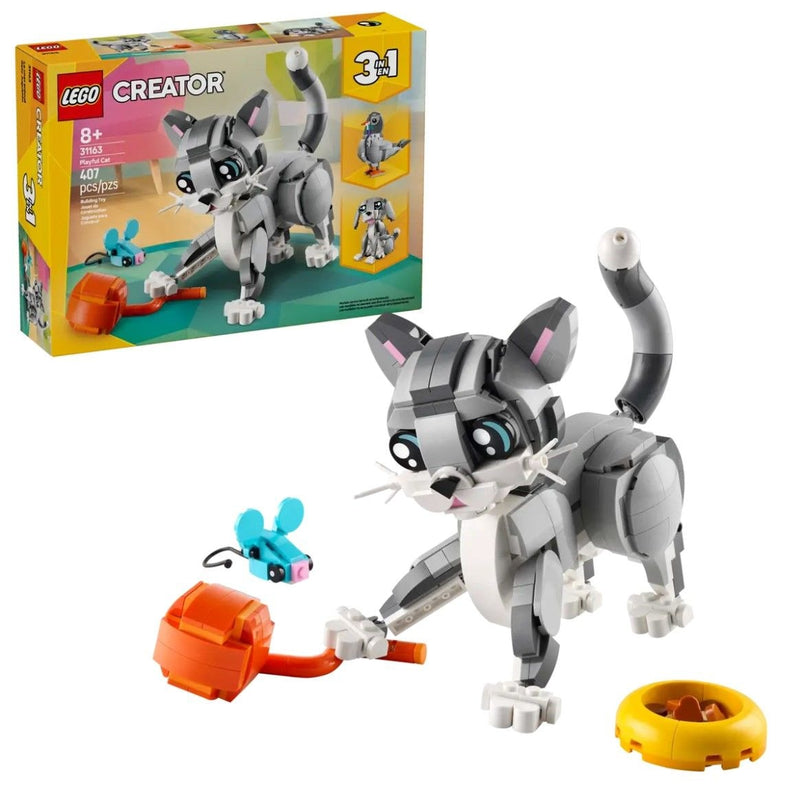 LEGO Creator Playful Cat - 31163, 407-pcs, Ages 8+ W4