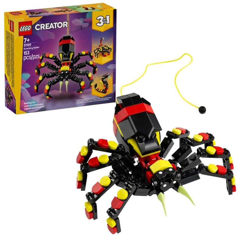 LEGO Creator Wild Animal: Surprising Spider - 31159, 153-pcs, Ages 7+ R9