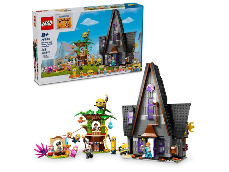 LEGO Despicable Me 4 Minions and Gru's Family Mansion - 75583, 868-pcs, Ages 8+ H2