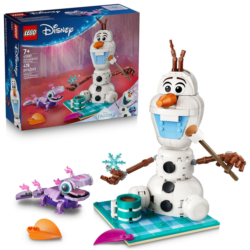 LEGO Disney Frozen Olaf & Bruni’s Picnic Fun Toy Building Set - 43287, 478-pcs, Ages 7+ B0