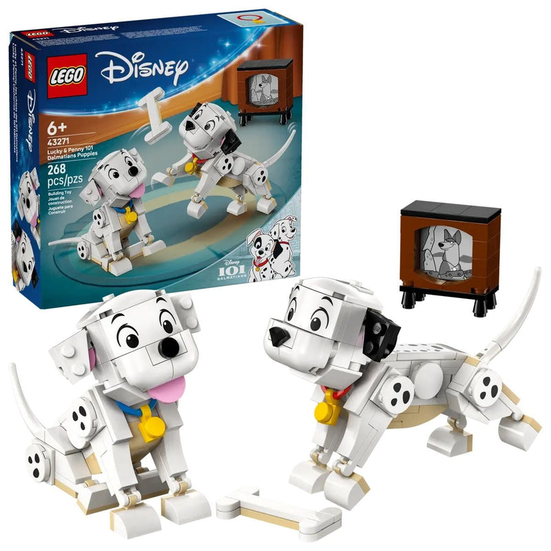 LEGO Disney Lucky and Penny 101 Dalmatians Puppies - 43271, 268-pcs, Ages 6+ R2