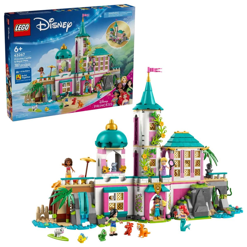 LEGO Disney Princess Castle and Royal Pets - 43267, 787-pcs, Ages 6+ G6