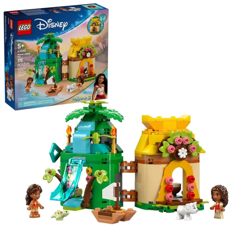 LEGO Disney Princess Moana's Island Fun Interactive Set - 43260, 175-pcs, Ages 5+ X7