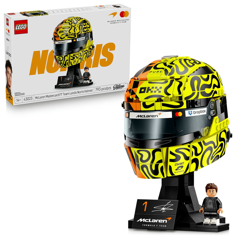 LEGO Editions McLaren Mastercard Lando Norris Helmet - 43023, 793-pcs, Ages 14+ U7