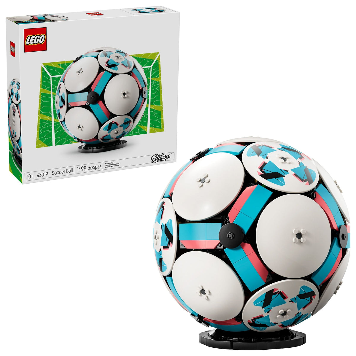 LEGO Editions Soccer Ball - 43019, 1498-pcs, Ages 10+