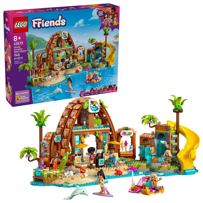 LEGO Friends 42673 Family Vacation Beach Resort for Ages 8+, 1140-pc M2