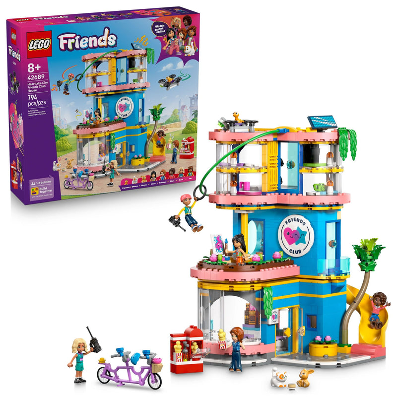 LEGO Friends Heartlake City Friends Club House Building Set - 42896, 794-pcs, Ages 8+ G3