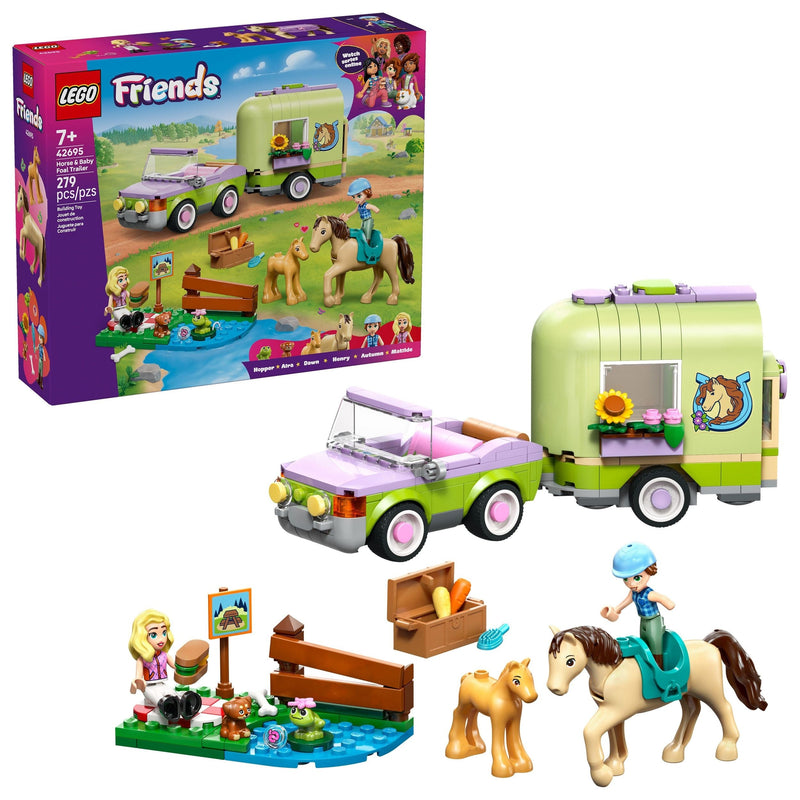 LEGO Friends Horse & Baby Foal Trailer - 42695, 279-pcs, Ages 6+ P0