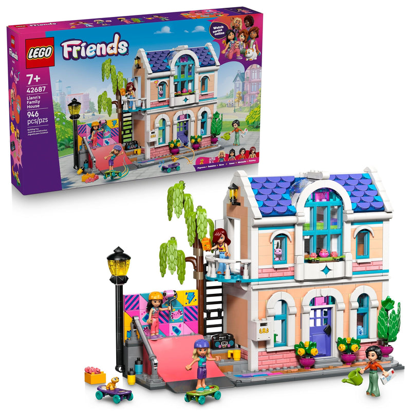 LEGO Friends Liann's Family House Building Set - 42687, 946-pcs, Ages 7+ V7