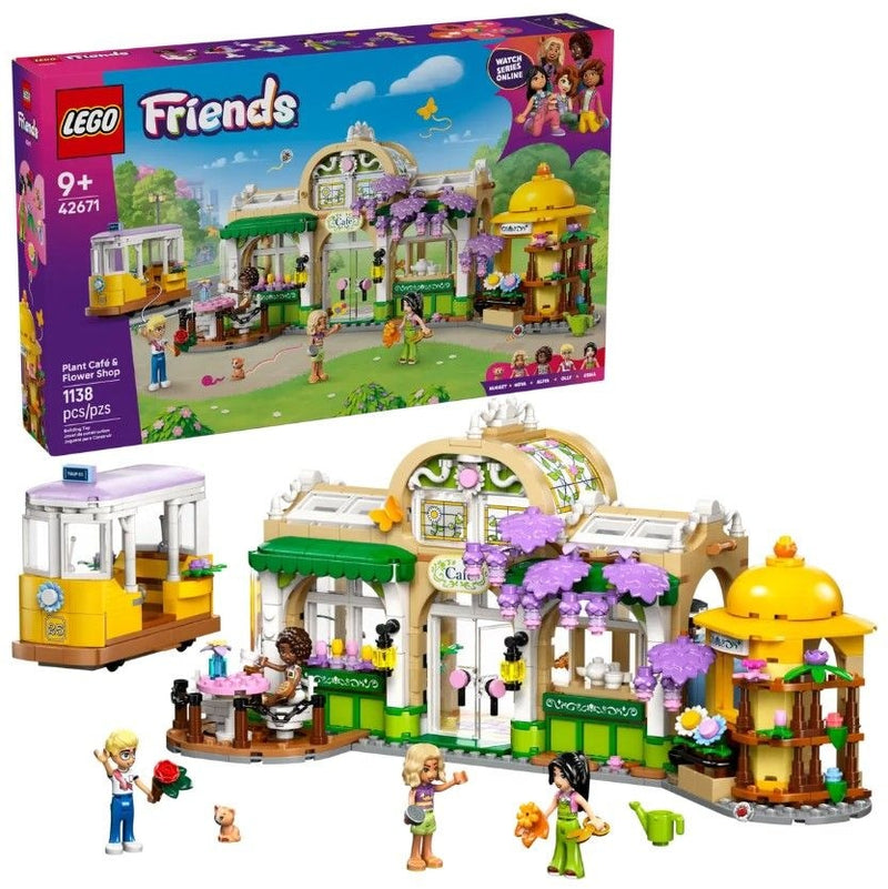 LEGO Friends Plant Café and Flower Shop - 42671, 1138-pcs, Ages 9+ V6