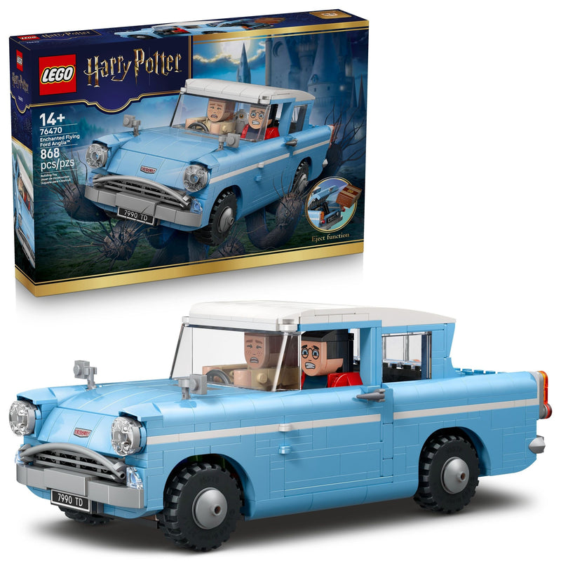 LEGO Harry Potter Enchanted Flying Ford Anglia Toy Building Set - 76470, 868-pcs, Ages 14+ A0