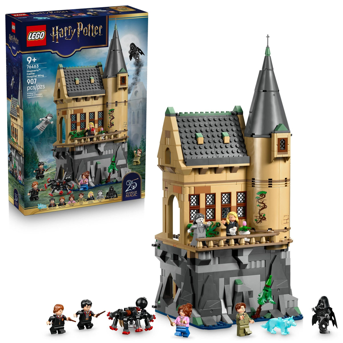 LEGO Harry Potter Hogwarts Castle: Hospital Wing Toy Building Set - 76463, 907-pcs, Ages 9+