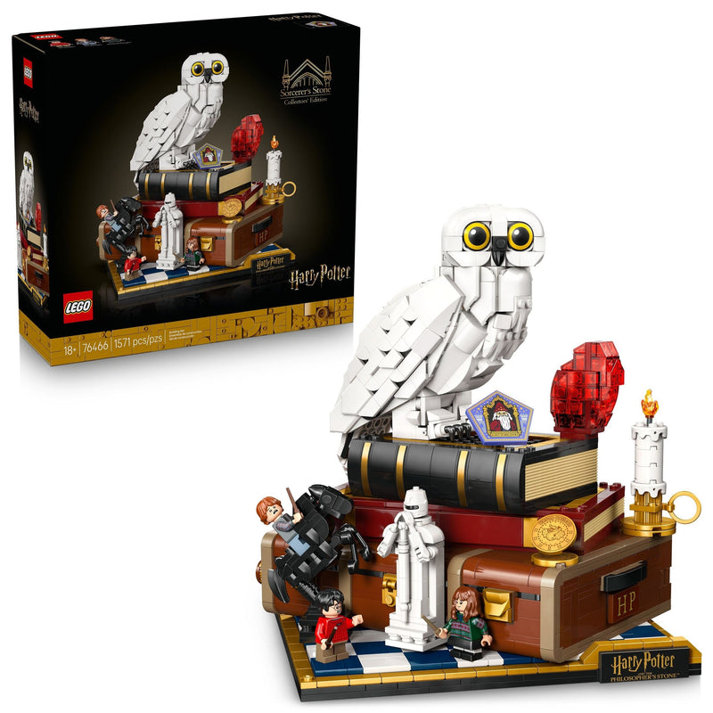 LEGO Harry Potter Sorcerer's Stone – Collectors' Edition Toy Building Set - 76466, 1571-pcs, Ages 18+ Q4