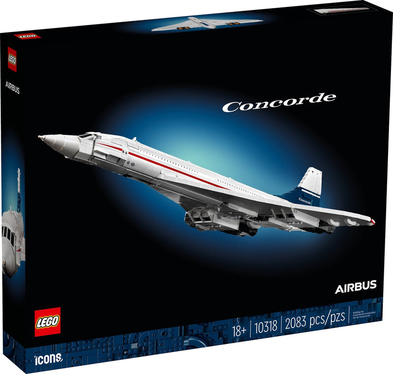 LEGO Icons Concorde Model Plane Building Set - 10318, 2083-pcs, Ages 18+ R2