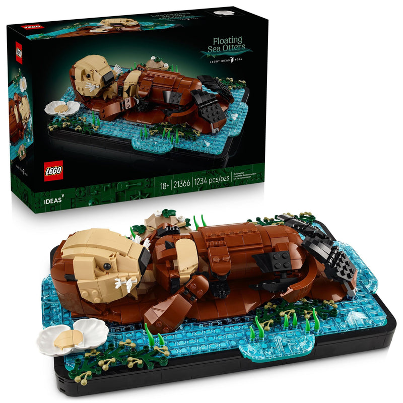 LEGO Ideas Floating Sea Otters Building Toy Set - 21366, 1234-pc, Ages 18+ L1