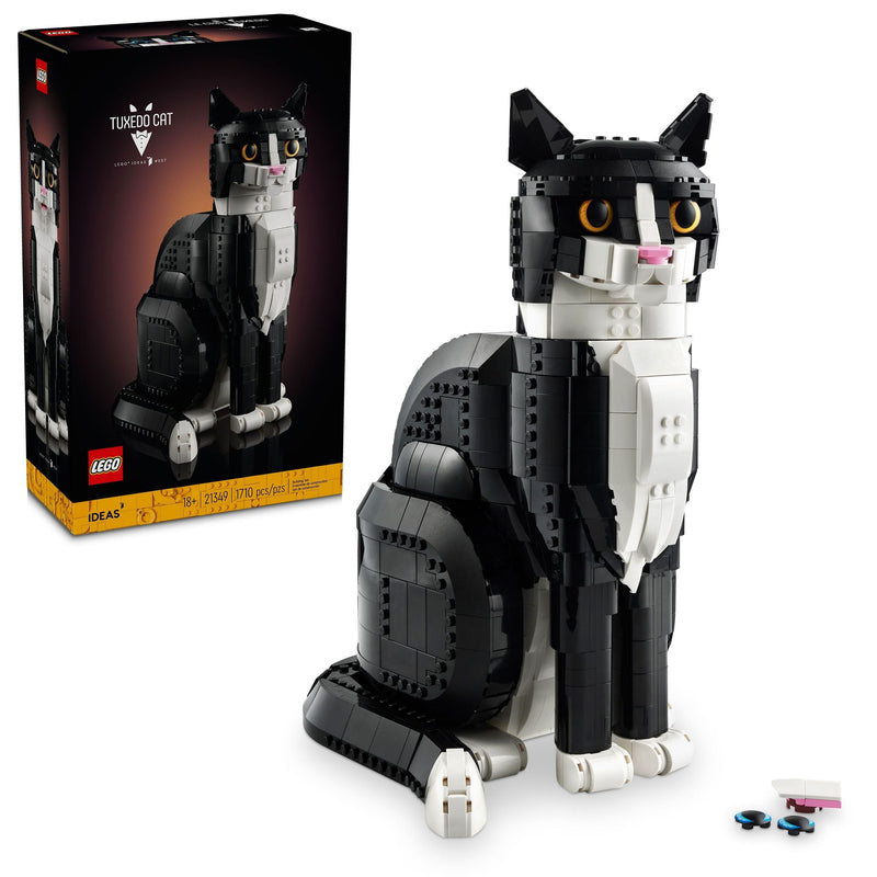 LEGO Ideas Tuxedo Cat - 21349, 1710-pcs, Ages 18+ A8