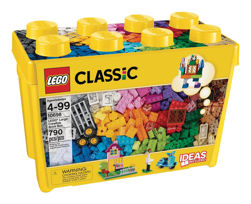 LEGO Large Classic Creative Brick Box Building Toy Kit - 790-pcs, Ages 4+ G1