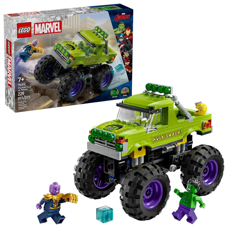 LEGO Marvel 76312 The Hulk Truck vs. Thanos, 229-pc N0