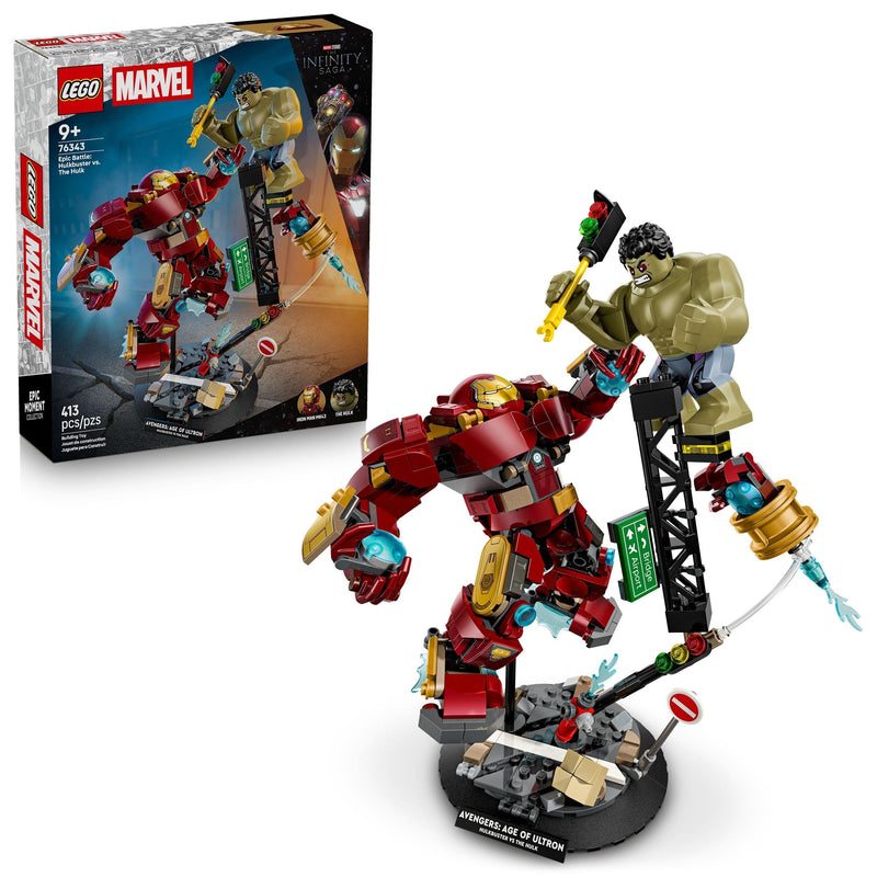 LEGO Marvel Epic Battle: Hulkbuster vs. The Hulk - 76343, 413-pcs, Ages 9+ A7