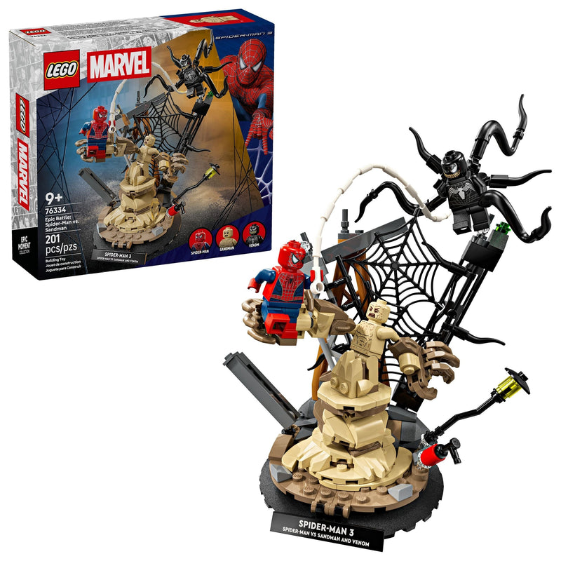 LEGO Marvel Epic Battle: Spider-Man vs. Sandman - 76334, 201-pcs, Ages 9+ K9