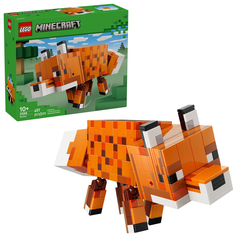 LEGO Minecraft The Fox Toy Building Set - 21588, 497-pcs, Ages 10+ A4