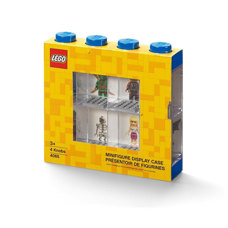 LEGO Minifigure Display Case for Up to 8 Figures, Red G8