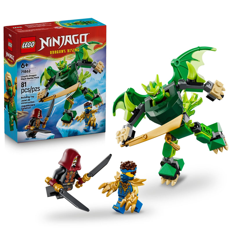 LEGO NINJAGO Lloyd's Dragon Mech Battle Pack 71862 M7