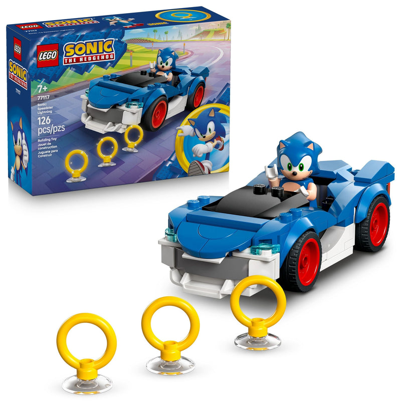LEGO Sonic The Hedgehog Sonic: Speedster Lightning - 77117, 126-pcs, Ages 7+ F9